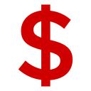dollar symbol icon